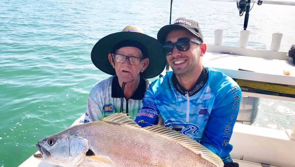 Ray y Mati de pesca