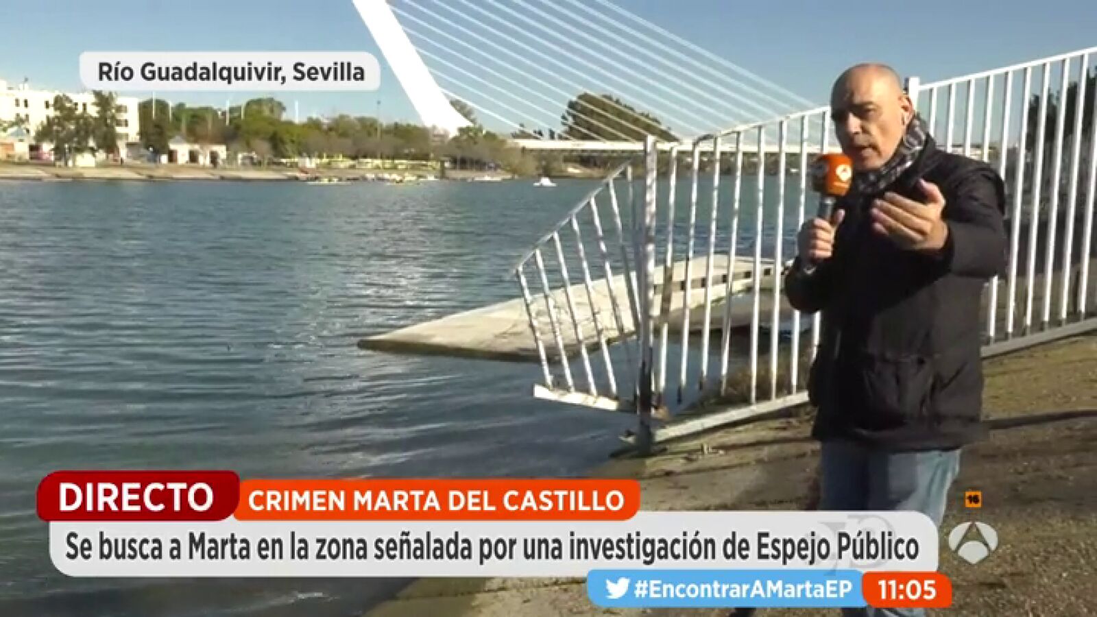 Así será la nueva búsqueda de Marta del Castillo en el Guadalquivir gracias a un informe de Espejo Público