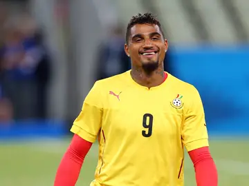Boateng entrenando con Ghana Boateng entrenando con Ghana