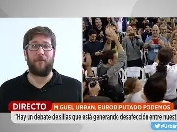 Miguel Urbán, en Espejo público Miguel Urbán, en Espejo público