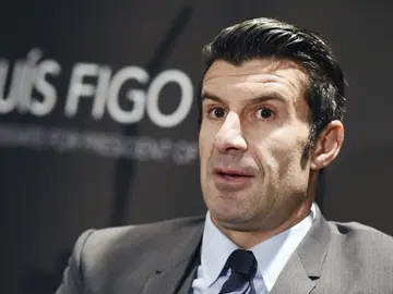 Luis Figo, exjugador del Barcelona y Real Madrid Luis Figo, exjugador del Barcelona y Real Madrid