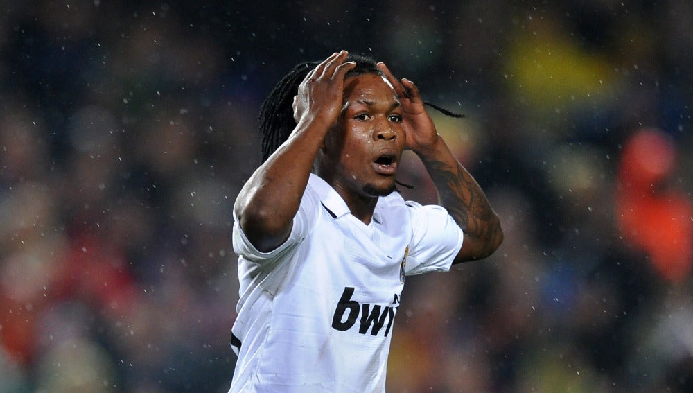Royston Drenthe, durante su etapa en el Real Madrid