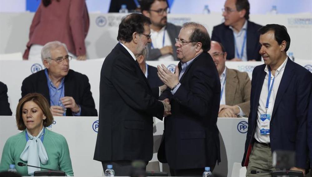 El presidente del PP y del Gobierno, Mariano Rajoy