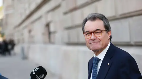 El presidente de la Generalitat, Artur Mas, a su llegada al TSCJ El presidente de la Generalitat, Artur Mas, a su llegada al TSCJ