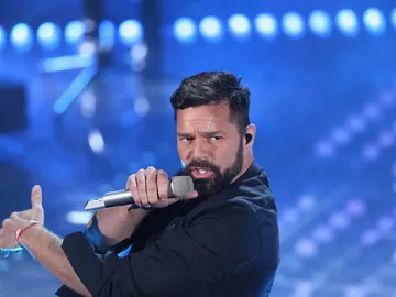 Ricky Martin durante su actuación en el Festival de Sanremo Ricky Martin durante su actuación en el Festival de Sanremo
