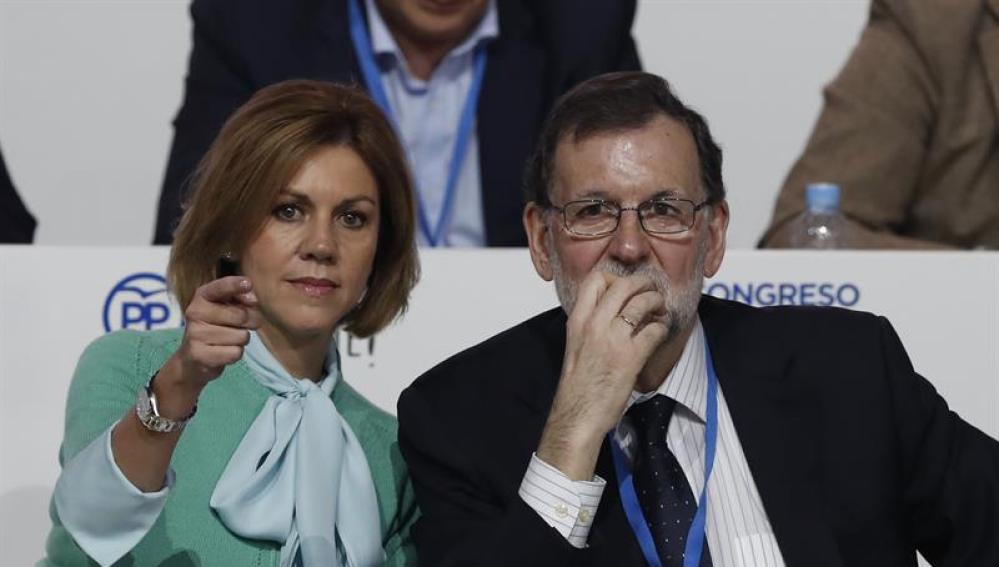 María Dolores de Cospedal y Mariano Rajoy
