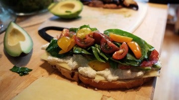 Tentempié de aguacate
