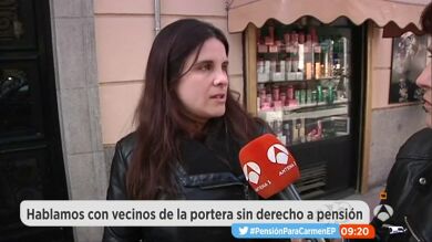 Los vecinos de la mujer que trabajó 30 años como portera sin cotizar: 
