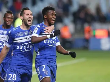 Los jugadores del Bastia celebran un gol ante el Mónaco Los jugadores del Bastia celebran un gol ante el Mónaco