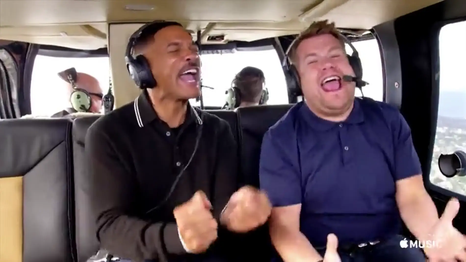 Frame 114.614145 de: Will Smith rapea 'El Príncipe de Bel-Air' con James Corden en el 'Carpool Karaoke'