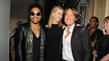 Lenny Kravitz, Nicole Kidman y Keith Urban