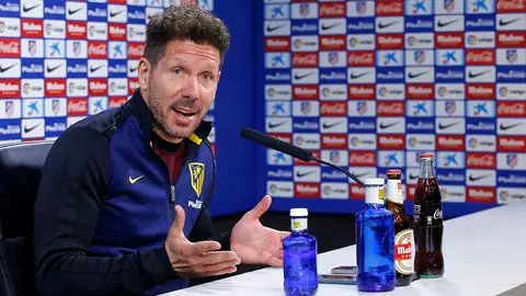 Simeone en rueda de prensa Simeone en rueda de prensa
