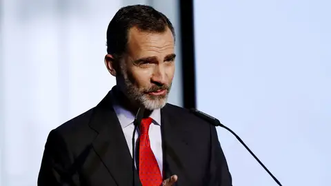 Felipe VI ante los medios de comunicación (Archivo) Felipe VI ante los medios de comunicación (Archivo)