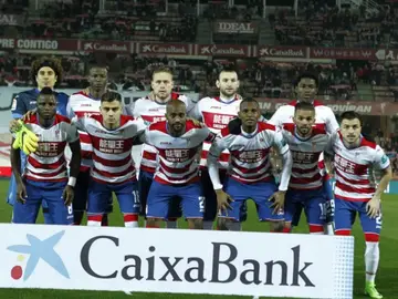 El histórico once del Granada con once nacionalidades diferentes El histórico once del Granada con once nacionalidades diferentes