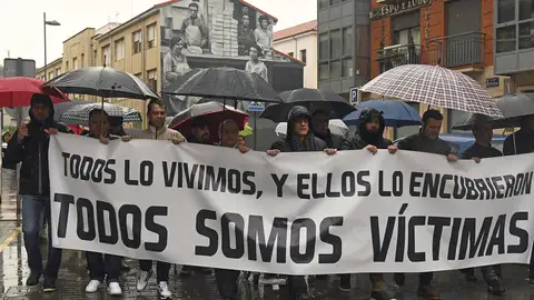 Manifestación en Astorga contra la pederastia en seminarios de curas Manifestación en Astorga contra la pederastia en seminarios de curas
