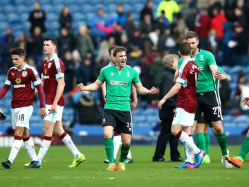 El Lincoln City celebra una victoria ante el Burnley El Lincoln City celebra una victoria ante el Burnley