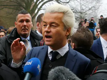El ultraderechista holandés Geert Wilders El ultraderechista holandés Geert Wilders