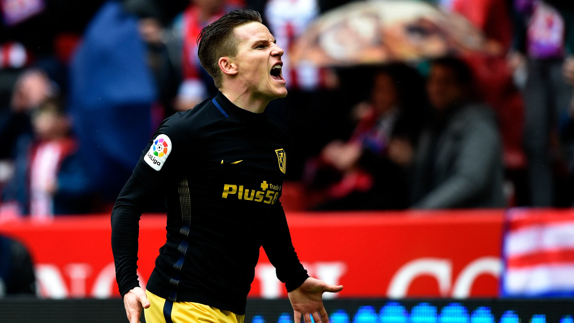 Kevin Gameiro celebrando uno de los goles Kevin Gameiro celebrando uno de los goles