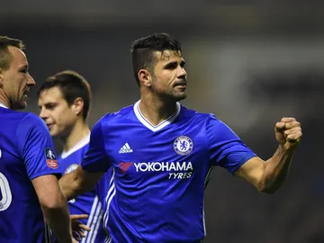 Diego Costa celebrando un gol Diego Costa celebrando un gol
