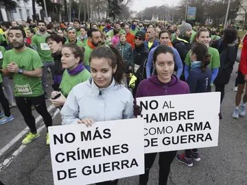 Participantes en la manifestación de Madrid Participantes en la manifestación de Madrid