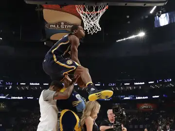 Glenn Robinson III en el concurso de mates del All Star Glenn Robinson III en el concurso de mates del All Star