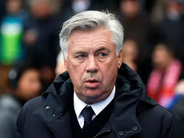 Ancelotti durante un partido Ancelotti durante un partido
