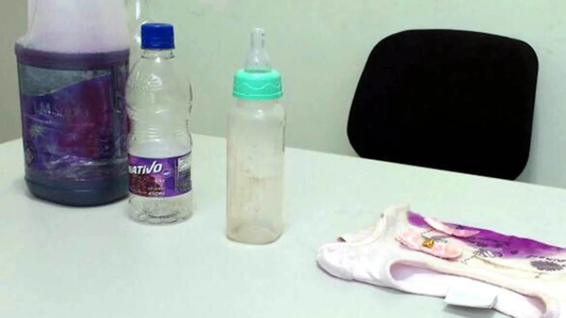 Las pruebas recogidas por la Policía Las pruebas recogidas por la Policía