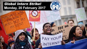 La Coalición Mundial de Becarios convoca una huelga contra las prácticas no remuneradas