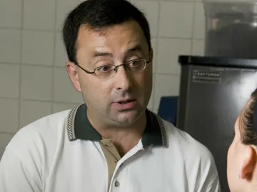 Larry Nassar, en su consulta Larry Nassar, en su consulta