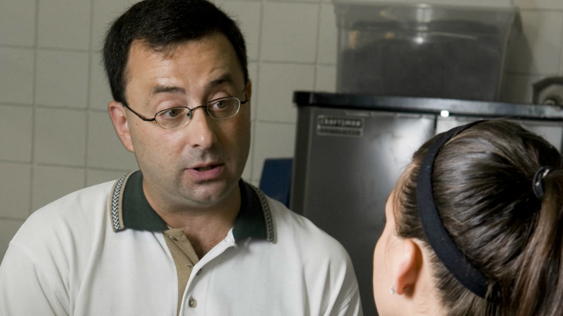 Larry Nassar, en su consulta Larry Nassar, en su consulta