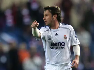 Antonio Cassano en un partido con el Real Madrid Antonio Cassano en un partido con el Real Madrid
