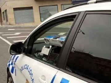 Coche de la Policía Local de Ourense