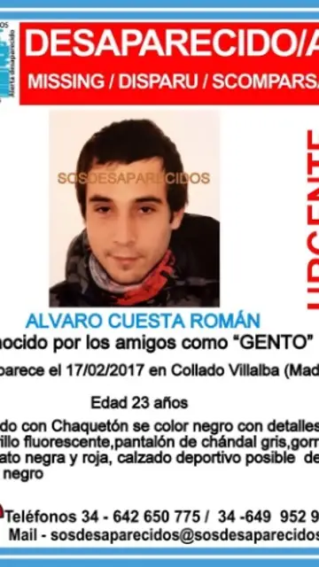 Desaparecido en Collado Villalba Desaparecido en Collado Villalba