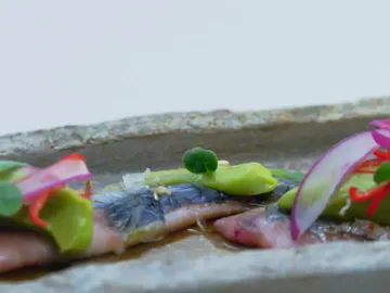 Sardinas con aguacate Sardinas con aguacate