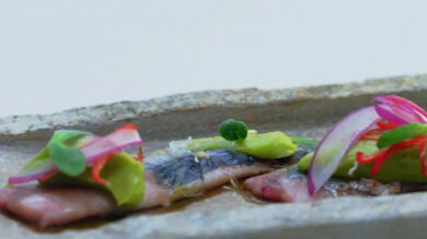 Sardinas con aguacate