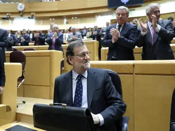 Mariano Rajoy en el Senado Mariano Rajoy en el Senado