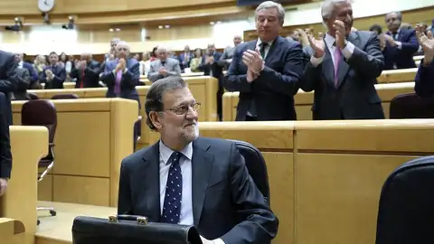 Mariano Rajoy en el Senado Mariano Rajoy en el Senado