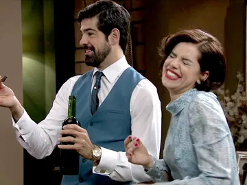 La estrategia de Alonso para sacar una sonrisa a Marta La estrategia de Alonso para sacar una sonrisa a Marta