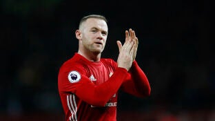 Wayne Rooney, durante un partido con el Manchester United