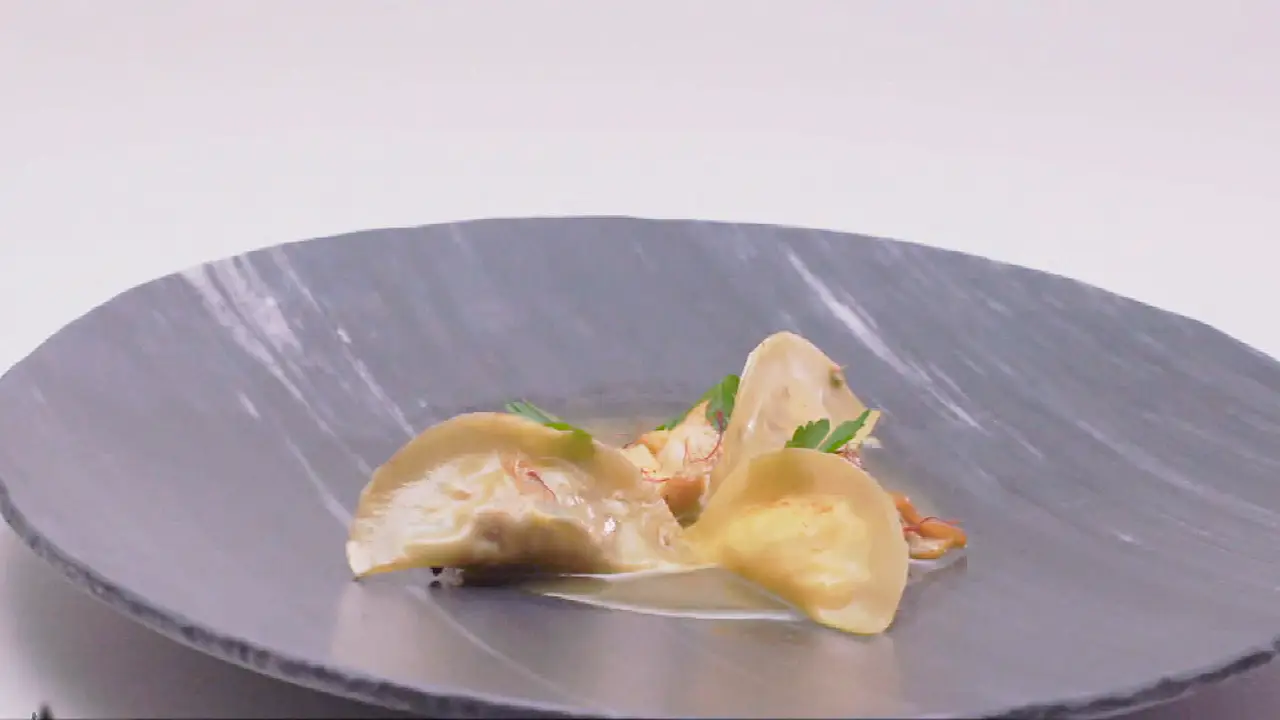 Pepitoria con gyozas