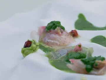 Dorada con cítricos y boniato Dorada con cítricos y boniato