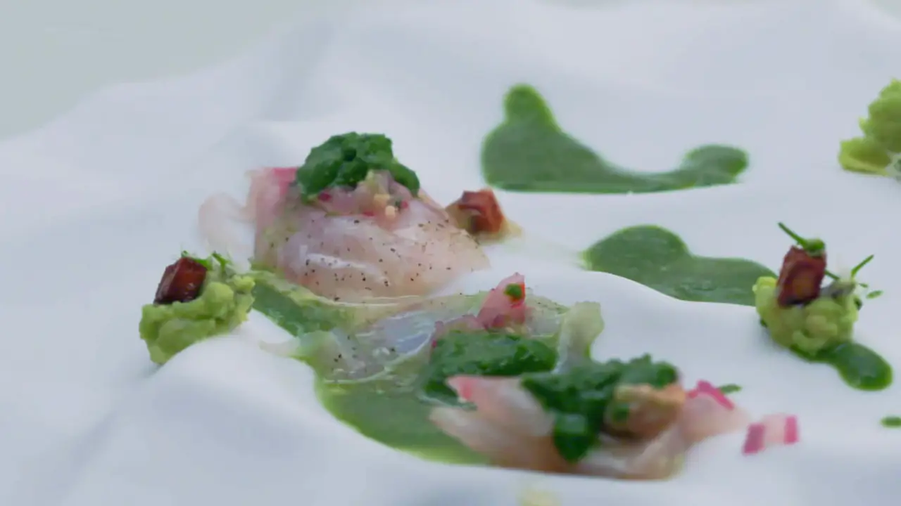 Dorada con cítricos y boniato