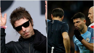 Liam Gallagher carga con dureza contra Mateu Lahoz por el penalti no pitado al Kun Agüero