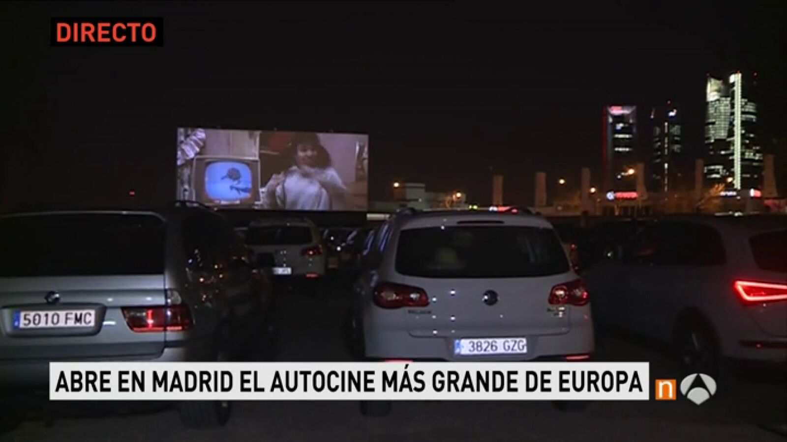 'Grease' inauguara el primer autocine de Madrid con capacidad para 300 coches y 250 metros cuadrados de pantalla