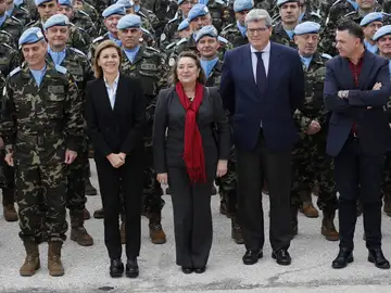 María Dolores de Cospedal en Líbano María Dolores de Cospedal en Líbano