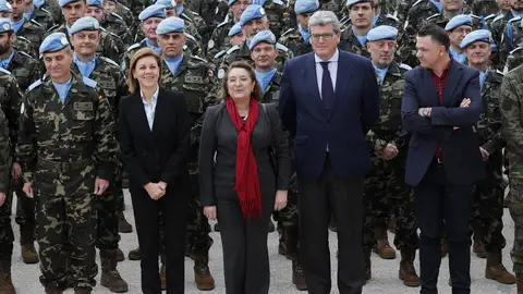María Dolores de Cospedal en Líbano María Dolores de Cospedal en Líbano