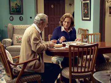 La tierna reconciliación de Pelayo y Fuen La tierna reconciliación de Pelayo y Fuen