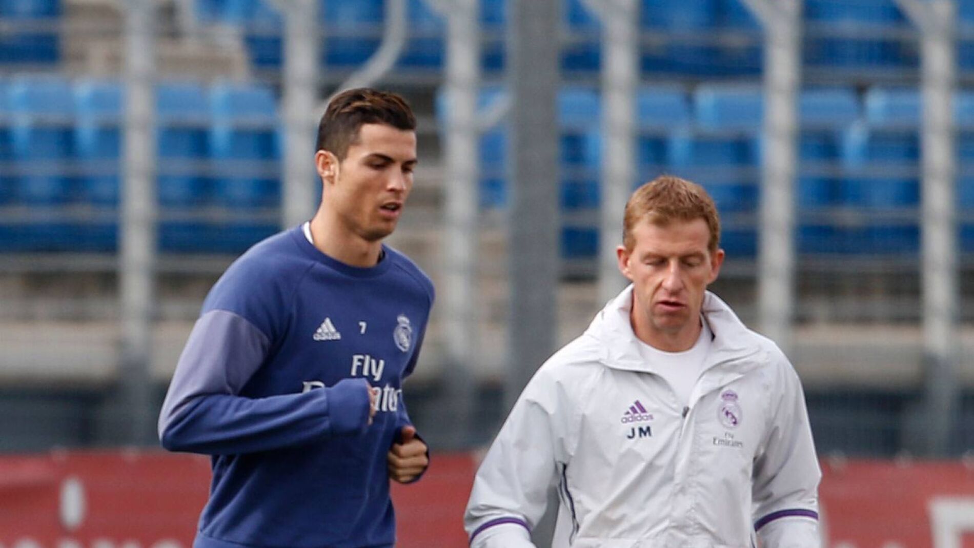 Cristiano Ronaldo realiza carrera continua en Valdebebas