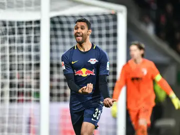 Marvin Compper celebrando un gol Marvin Compper celebrando un gol