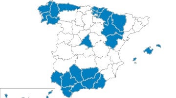 Mapa de regulación de la muerte digna en España